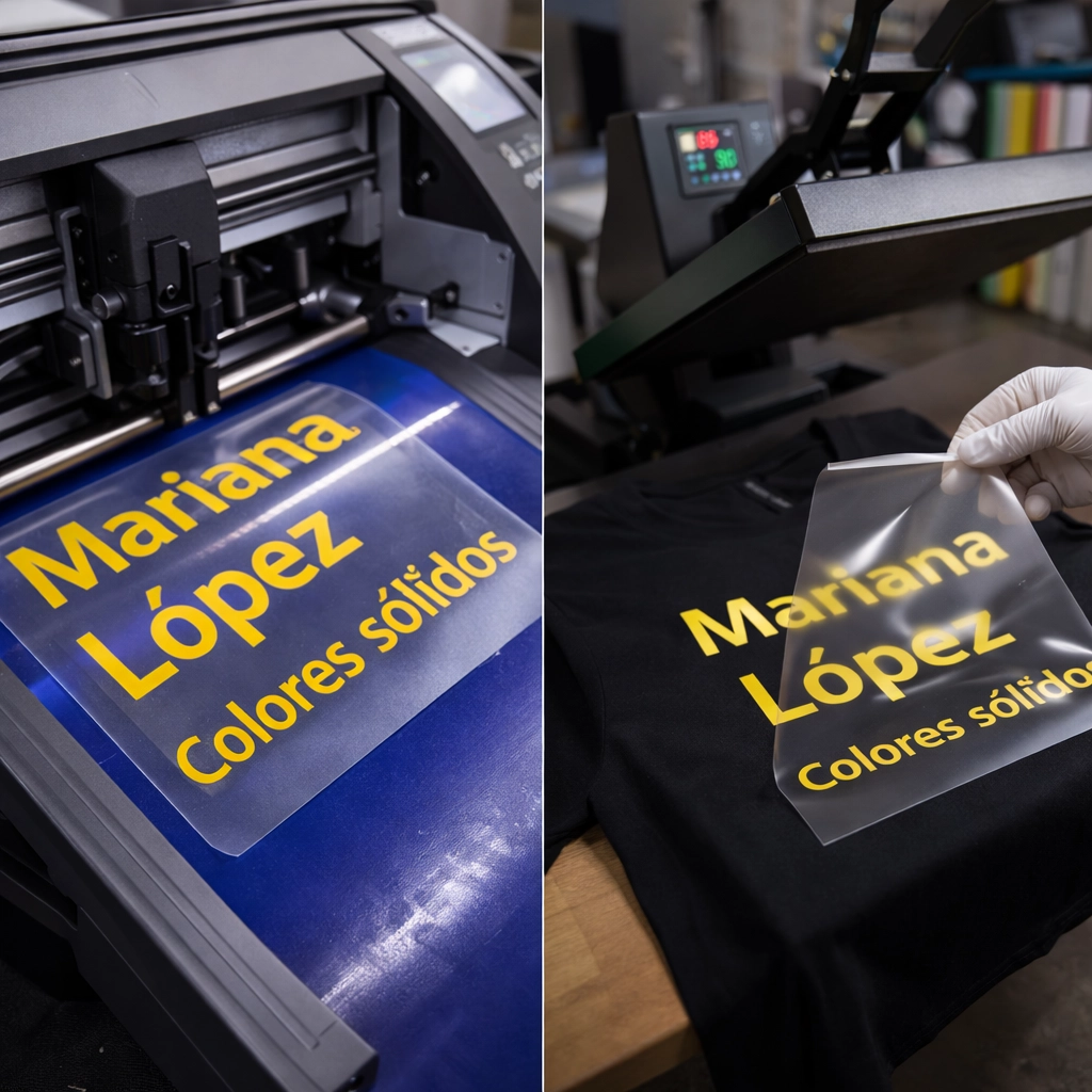 Corte de vinil textil