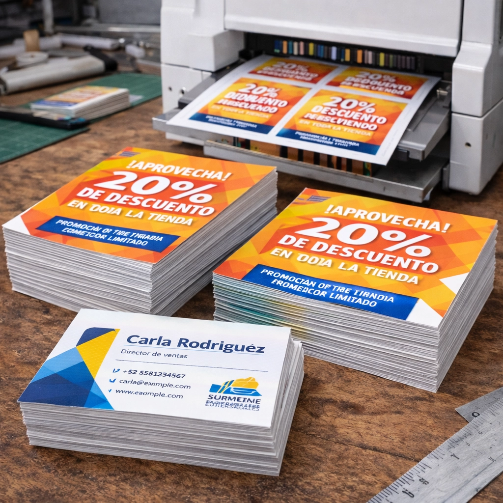 Señalética y material POP en serigrafía