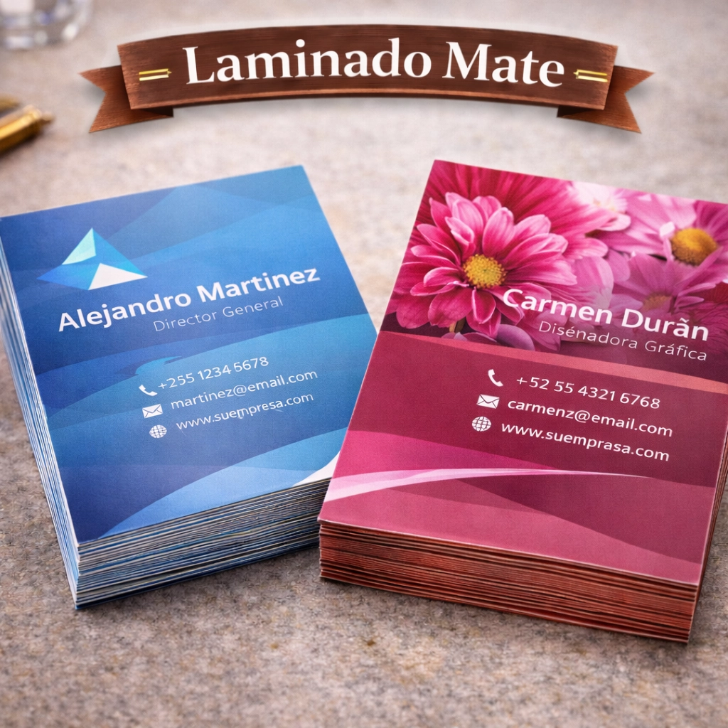 Acabado laminado mate