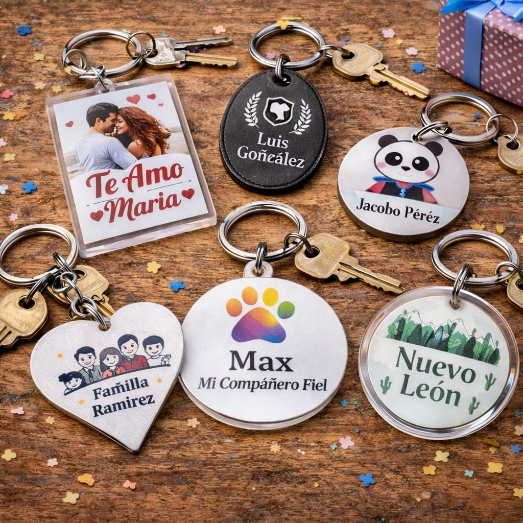 Llaveros para regalos personalizados