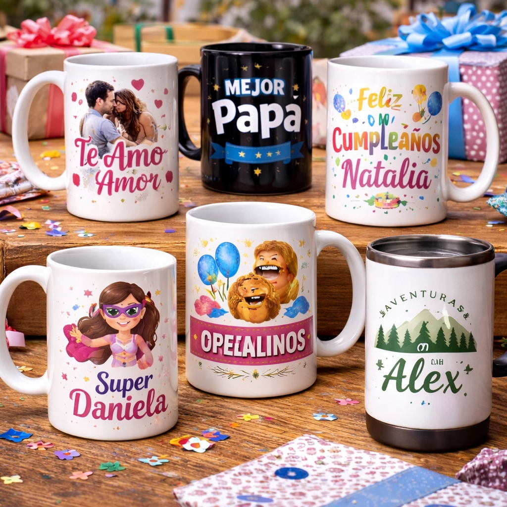 Tazas personalizadas para regalos