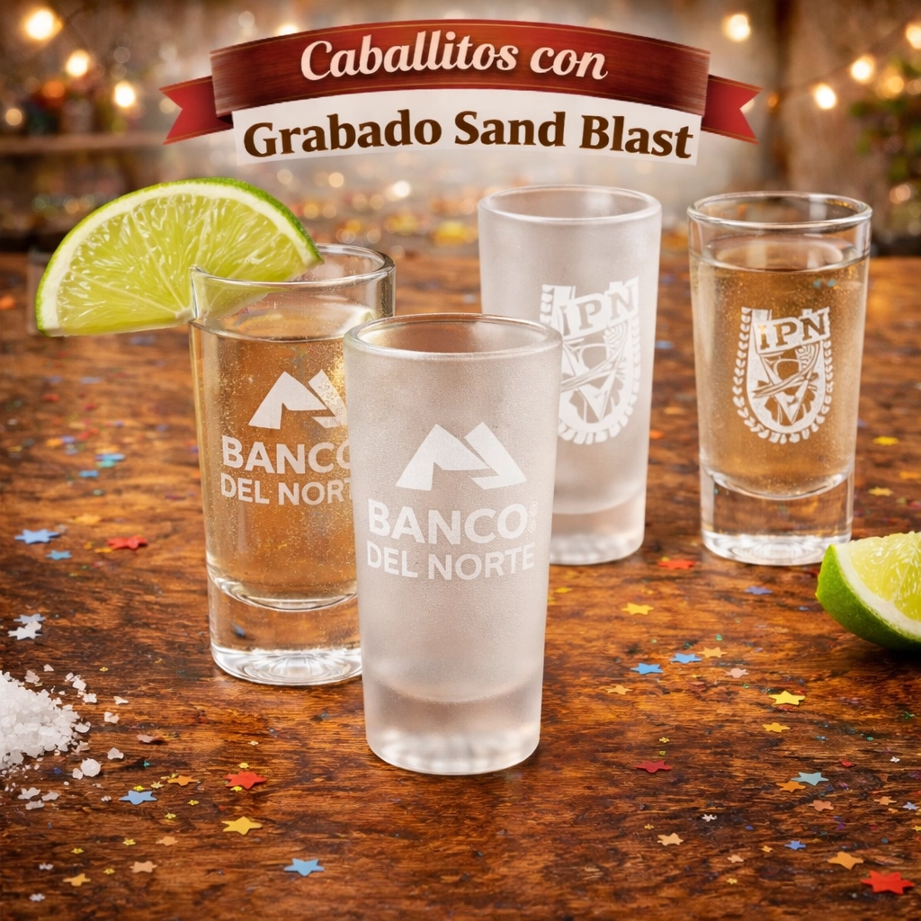 Caballitos personalizados con Sand Blast