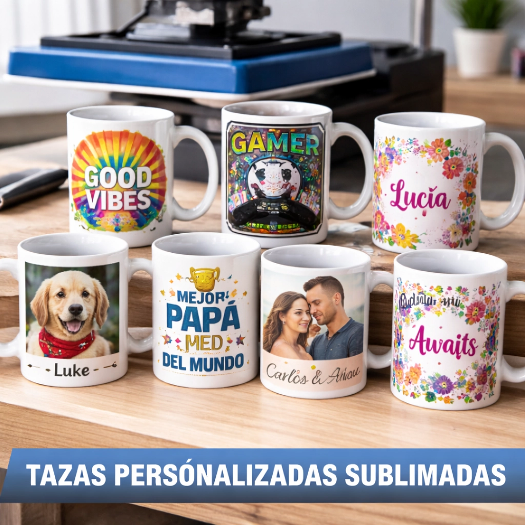 Tazas personalizadas con siblimación