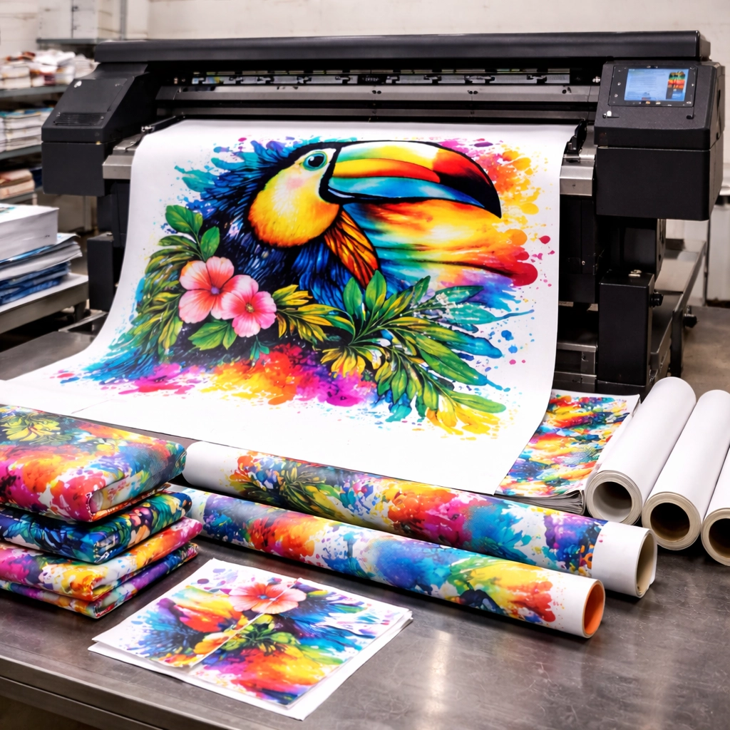 Sublimacion de tela en gran formato