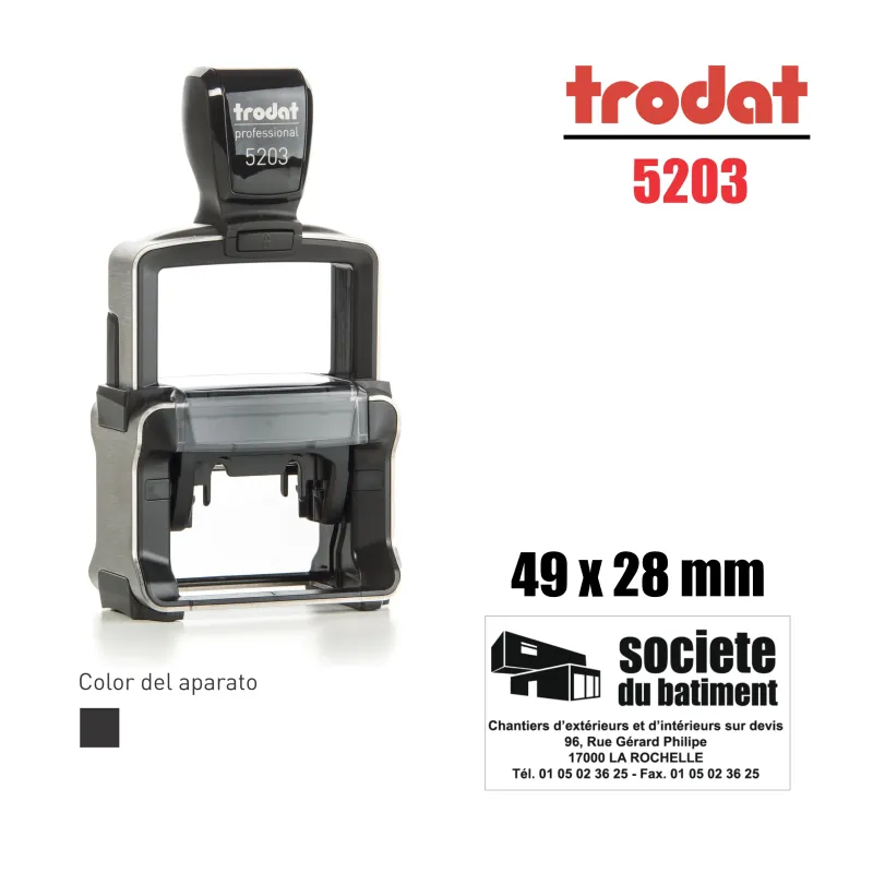 Sello Professional 4.0 Metal 49X28Mm 5203