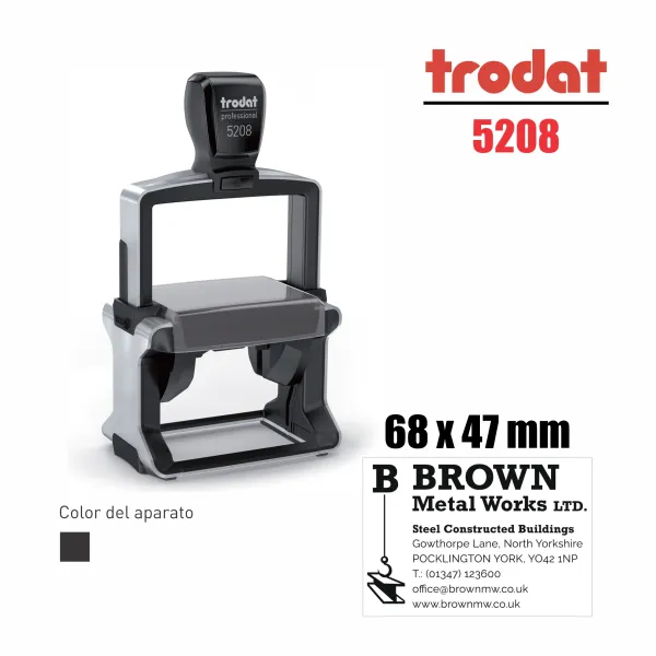 Sello Professional 4.0 Metal 68X47Mm 5208